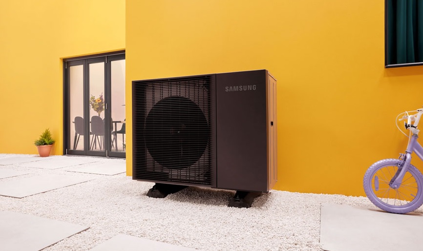 Tepelné čerpadlo Samsung vzduch-voda u rodinného domu